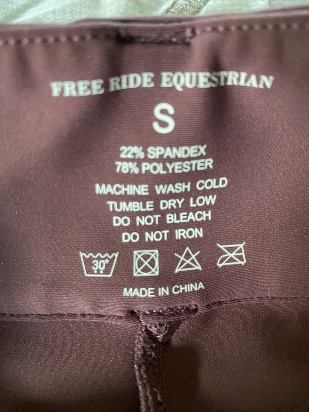 Free Ride Equestrian breeches with full seat  Grip Panels - Picture 5 of 5